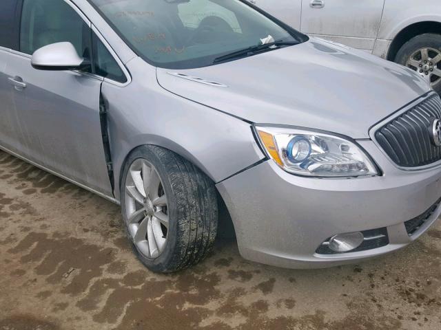 1G4PR5SK0F4137534 - 2015 BUICK VERANO CON SILVER photo 9