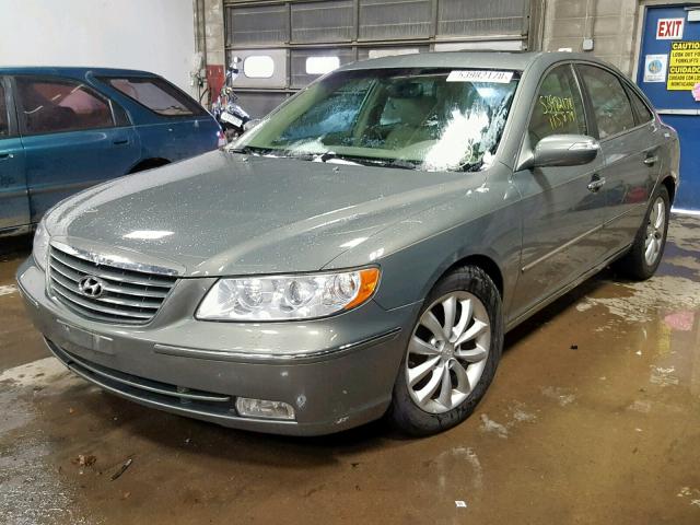 KMHFC46F07A177328 - 2007 HYUNDAI AZERA SE GREEN photo 2