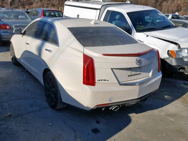 1G6AG5RX3D0171282 - 2013 CADILLAC ATS WHITE photo 3