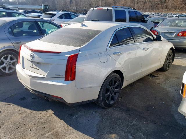 1G6AG5RX3D0171282 - 2013 CADILLAC ATS WHITE photo 4