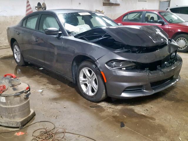 2C3CDXBG1KH661589 - 2019 DODGE CHARGER SX GRAY photo 1