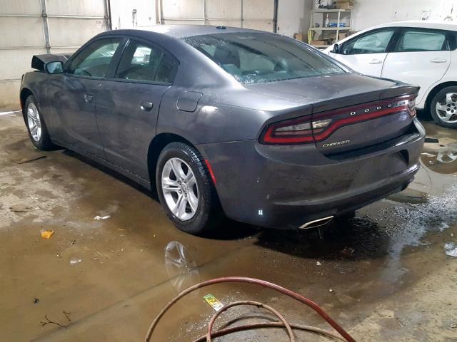 2C3CDXBG1KH661589 - 2019 DODGE CHARGER SX GRAY photo 3