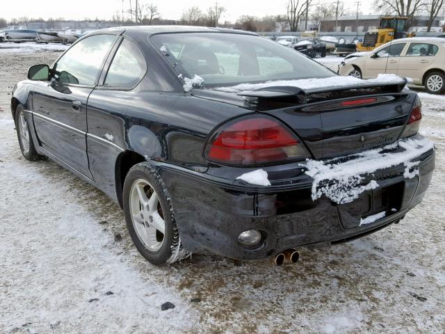 1G2NW12E0XM878019 - 1999 PONTIAC GRAND AM G BLACK photo 3