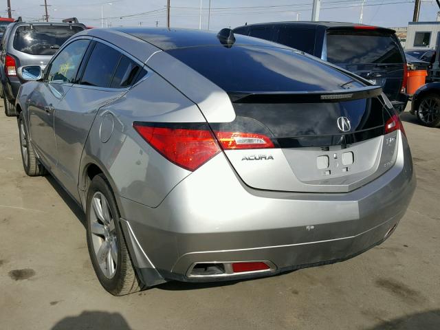 2HNYB1H42AH503935 - 2010 ACURA ZDX TECHNO SILVER photo 3