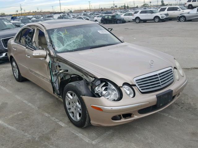 WDBUF65J84A490190 - 2004 MERCEDES-BENZ E 320 BEIGE photo 1