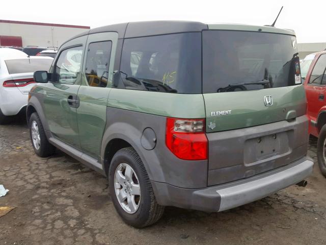 5J6YH18645L010184 - 2005 HONDA ELEMENT EX GREEN photo 3