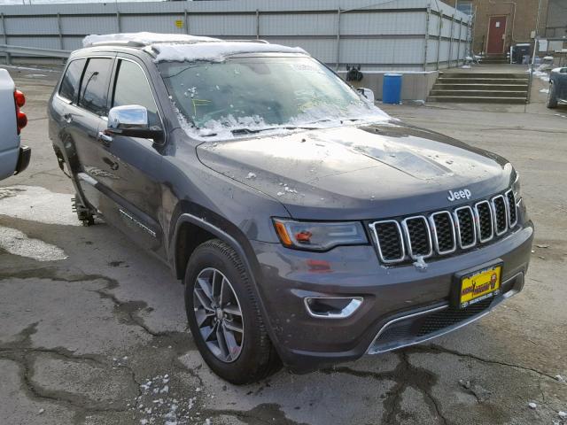 1C4RJFBG6HC931839 - 2017 JEEP GRAND CHER GRAY photo 1