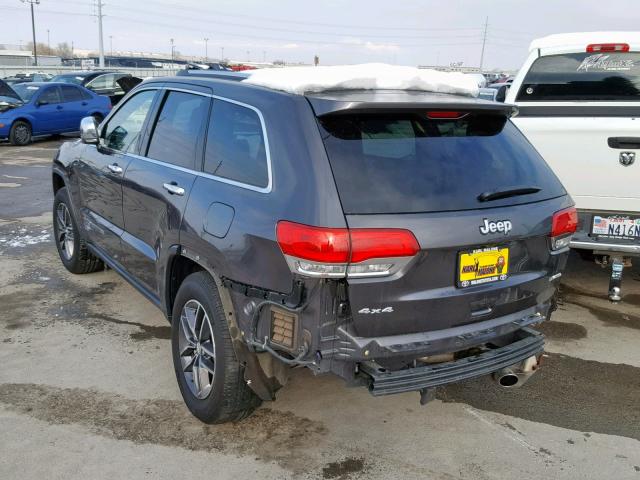 1C4RJFBG6HC931839 - 2017 JEEP GRAND CHER GRAY photo 3