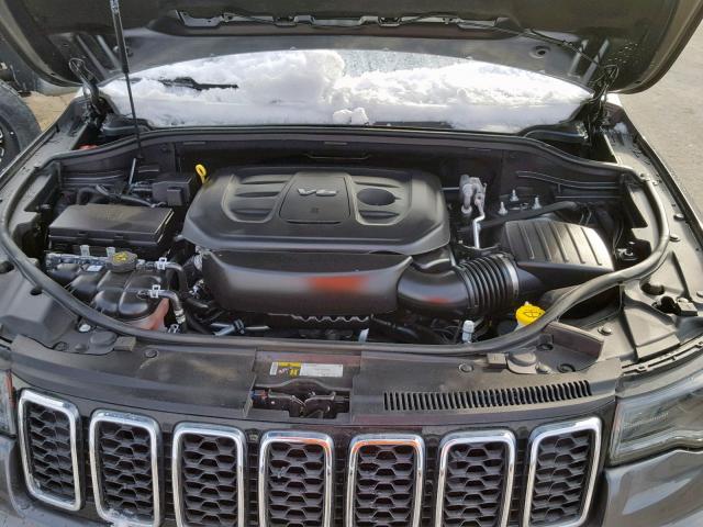 1C4RJFBG6HC931839 - 2017 JEEP GRAND CHER GRAY photo 7