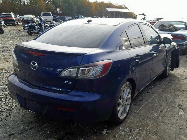 JM1BL1W63C1584782 - 2012 MAZDA 3 S BLUE photo 4