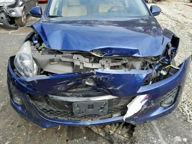 JM1BL1W63C1584782 - 2012 MAZDA 3 S BLUE photo 9