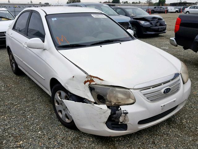 KNAFE121675484869 - 2007 KIA SPECTRA EX WHITE photo 1