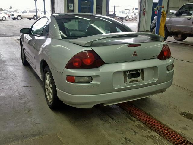 4A3AC44G81E042606 - 2001 MITSUBISHI ECLIPSE GS GRAY photo 3