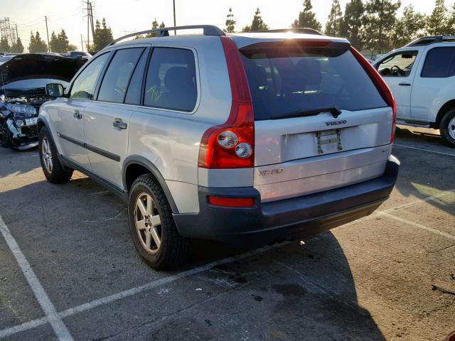 YV1CZ592051138377 - 2005 VOLVO XC90 SILVER photo 3