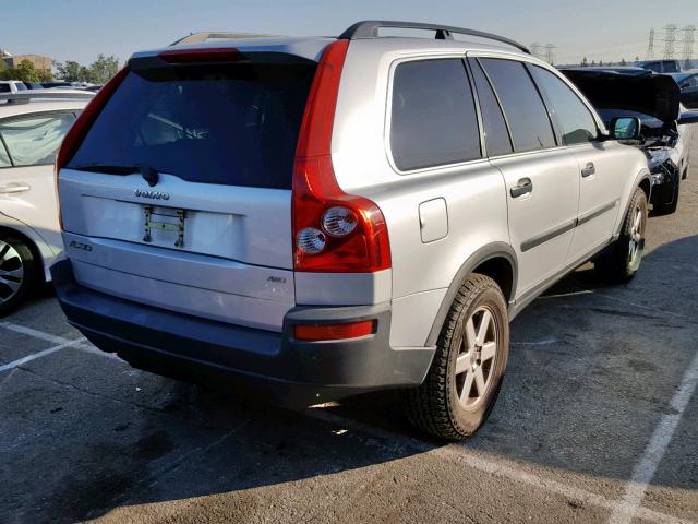 YV1CZ592051138377 - 2005 VOLVO XC90 SILVER photo 4