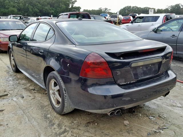 2G2WS522741305428 - 2004 PONTIAC GRAND PRIX BLACK photo 3