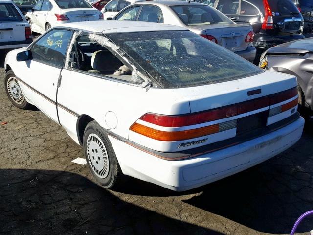 1ZVBT21C9K5235763 - 1989 FORD PROBE LX WHITE photo 3