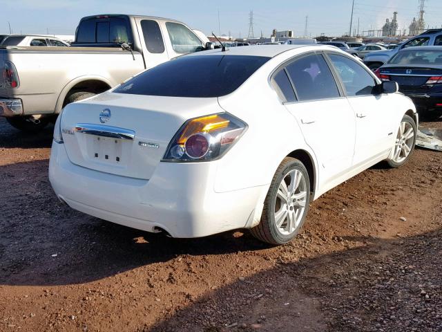 1N4CL2AP0BC112770 - 2011 NISSAN ALTIMA HYB WHITE photo 4