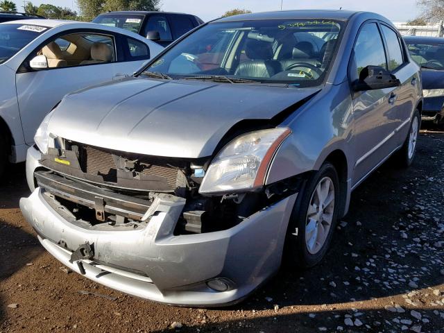 3N1AB6AP7CL735856 - 2012 NISSAN SENTRA 2.0 SILVER photo 2