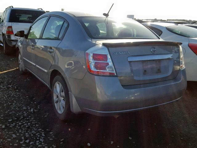 3N1AB6AP7CL735856 - 2012 NISSAN SENTRA 2.0 SILVER photo 3