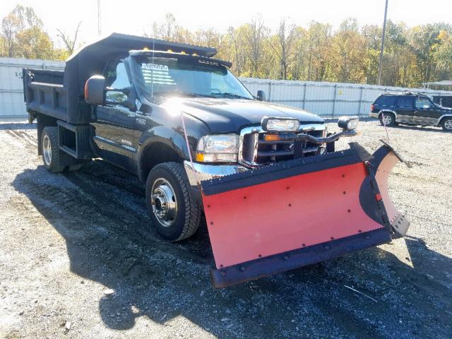 1FDAF57P34ED66834 - 2004 FORD F550 SUPER BLACK photo 1