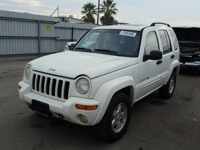 1J8GL58K03W503546 - 2003 JEEP LIBERTY LI WHITE photo 2