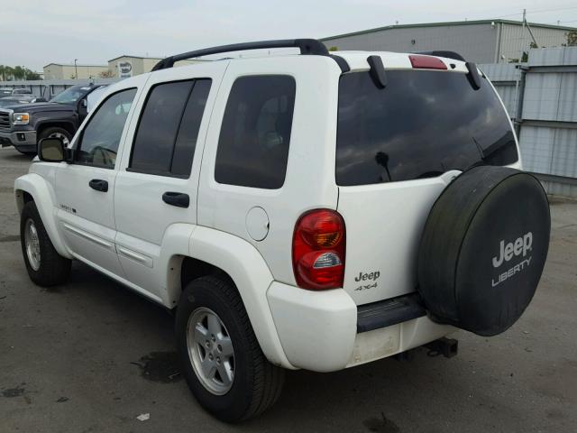 1J8GL58K03W503546 - 2003 JEEP LIBERTY LI WHITE photo 3