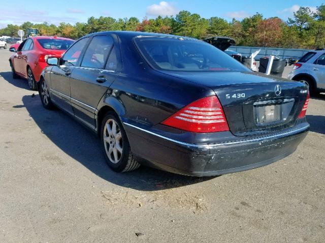 WDBNG83J66A462892 - 2006 MERCEDES-BENZ S 430 4MAT BLACK photo 3