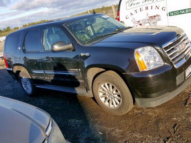 1GKFK13518R229302 - 2008 GMC YUKON HYBR BLACK photo 9