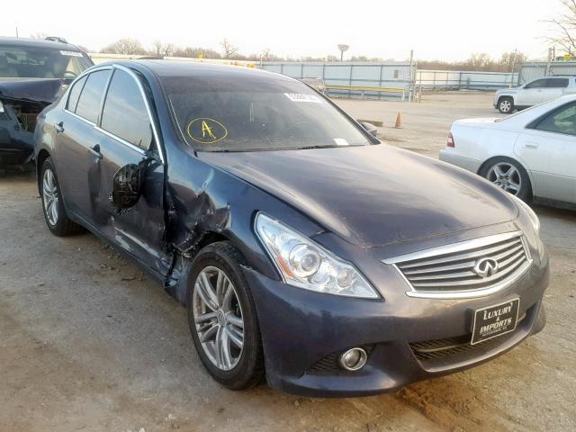 JN1DV6AR5BM651223 - 2011 INFINITI G25 GRAY photo 1