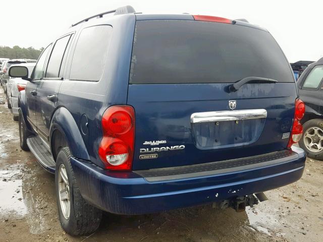 1D8HB58D64F122240 - 2004 DODGE DURANGO LI BLUE photo 3