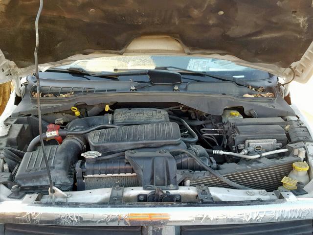 1D4HB48N25F520437 - 2005 DODGE DURANGO SL WHITE photo 7