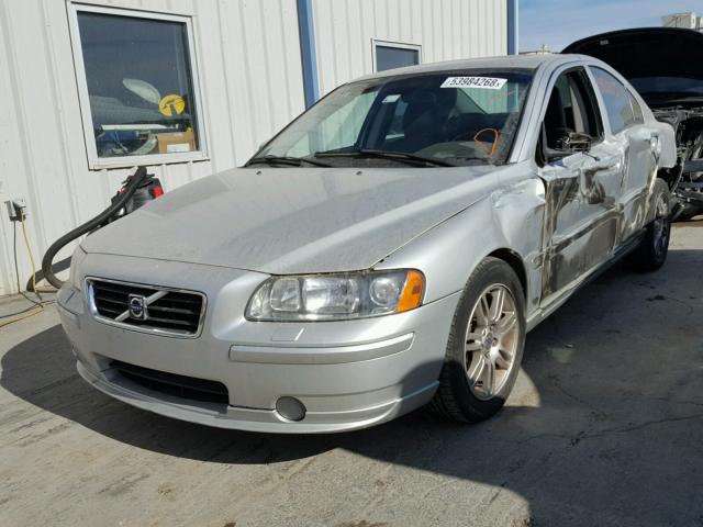 YV1RH592X72618114 - 2007 VOLVO S60 2.5T SILVER photo 2