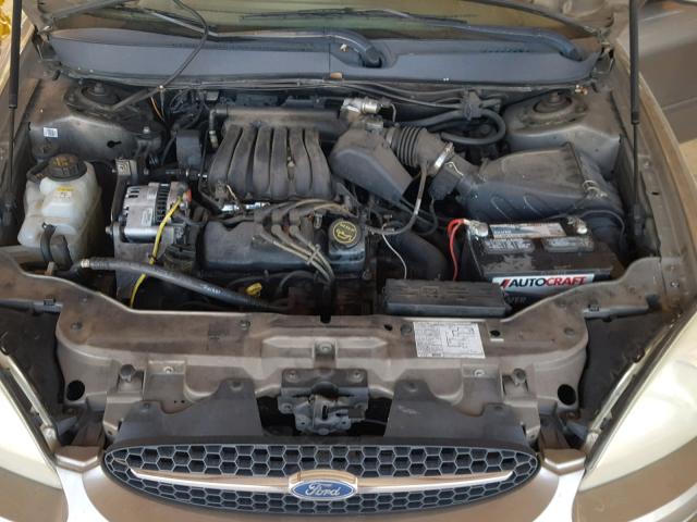 1FAFP55243A193044 - 2003 FORD TAURUS SES BROWN photo 7