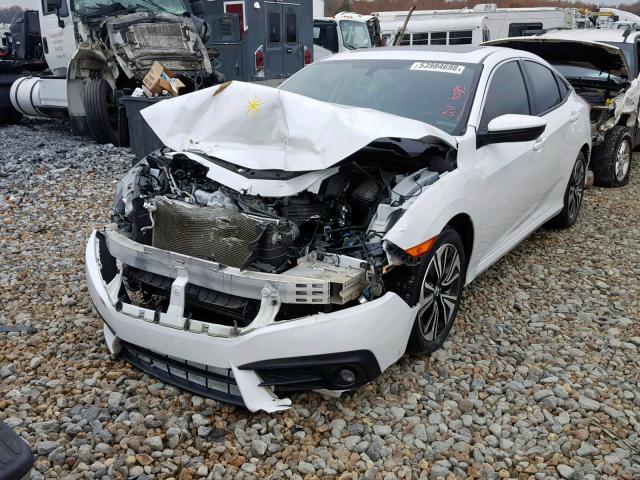 19XFC1F72HE019311 - 2017 HONDA CIVIC EXL WHITE photo 2