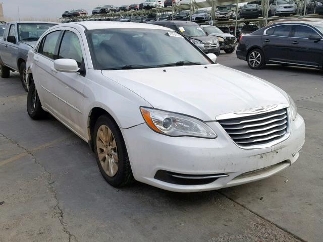 1C3CCBAB9CN273305 - 2012 CHRYSLER 200 LX WHITE photo 1