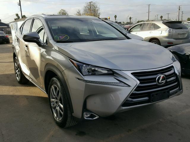 JTJBARBZ1G2088283 - 2016 LEXUS NX 200T GRAY photo 1