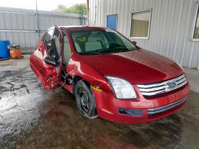 3FAHP06Z27R259707 - 2007 FORD FUSION S RED photo 1