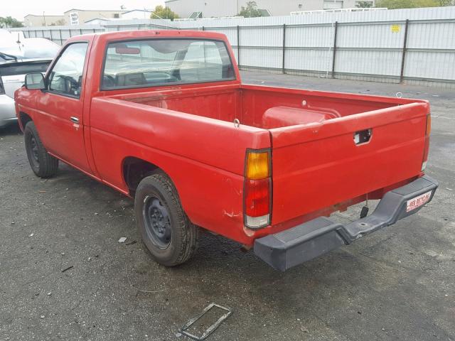 1N6SD11S6TC316621 - 1996 NISSAN TRUCK BASE RED photo 3