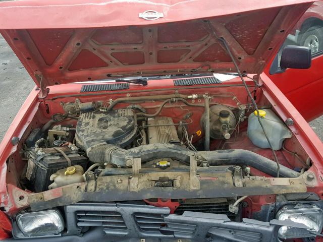 1N6SD11S6TC316621 - 1996 NISSAN TRUCK BASE RED photo 7