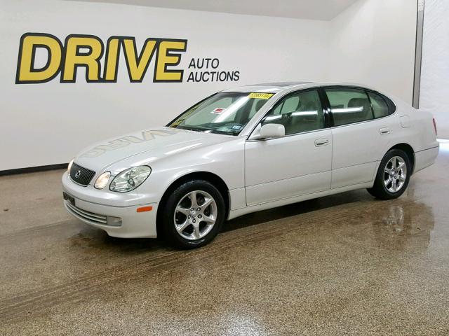 JT8BD69S540202342 - 2004 LEXUS GS 300 WHITE photo 2