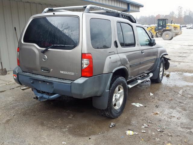 5N1ED28Y84C608123 - 2004 NISSAN XTERRA XE BROWN photo 4