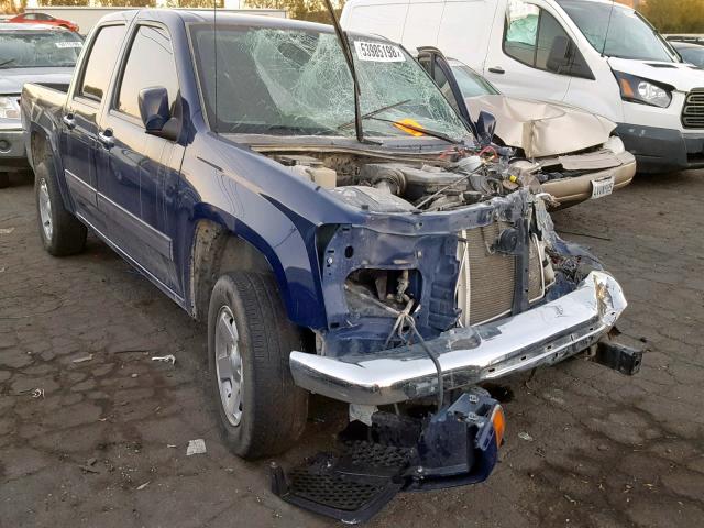 1GCDSCFE1C8131265 - 2012 CHEVROLET COLORADO L BLUE photo 1