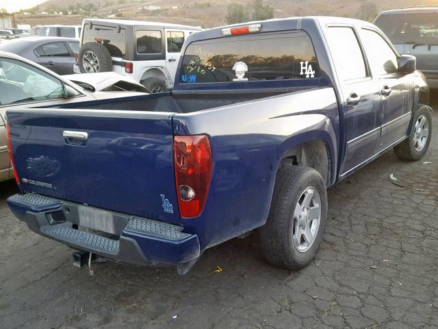 1GCDSCFE1C8131265 - 2012 CHEVROLET COLORADO L BLUE photo 4