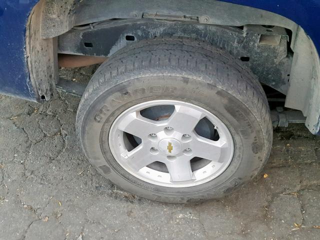 1GCDSCFE1C8131265 - 2012 CHEVROLET COLORADO L BLUE photo 9