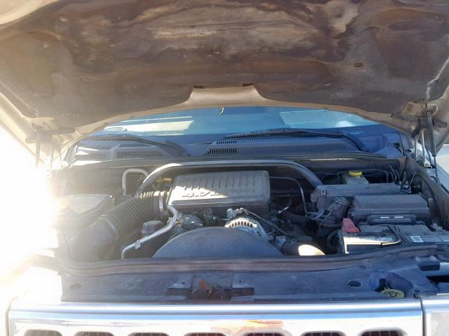 1J8HH48P57C664087 - 2007 JEEP COMMANDER BEIGE photo 7