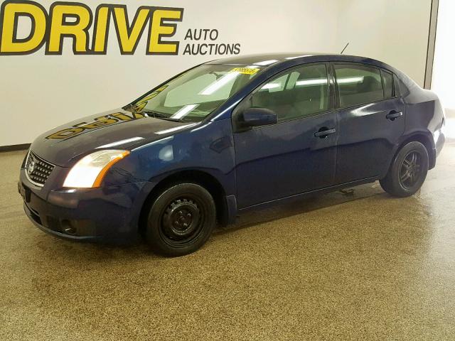 3N1AB61E67L690722 - 2007 NISSAN SENTRA 2.0 BLUE photo 2