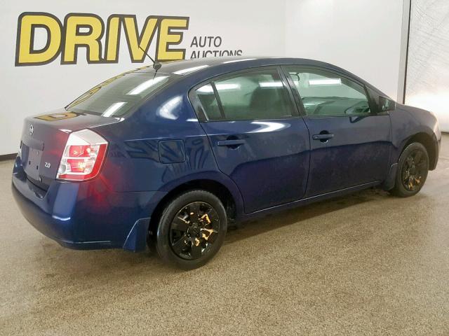 3N1AB61E67L690722 - 2007 NISSAN SENTRA 2.0 BLUE photo 4