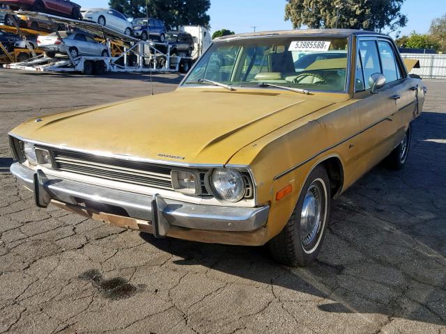 LH41G2R264898 - 1972 DODGE DART GOLD photo 2