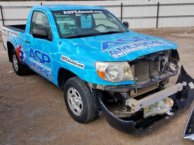 5TENX22N06Z253494 - 2006 TOYOTA TACOMA BLUE photo 1